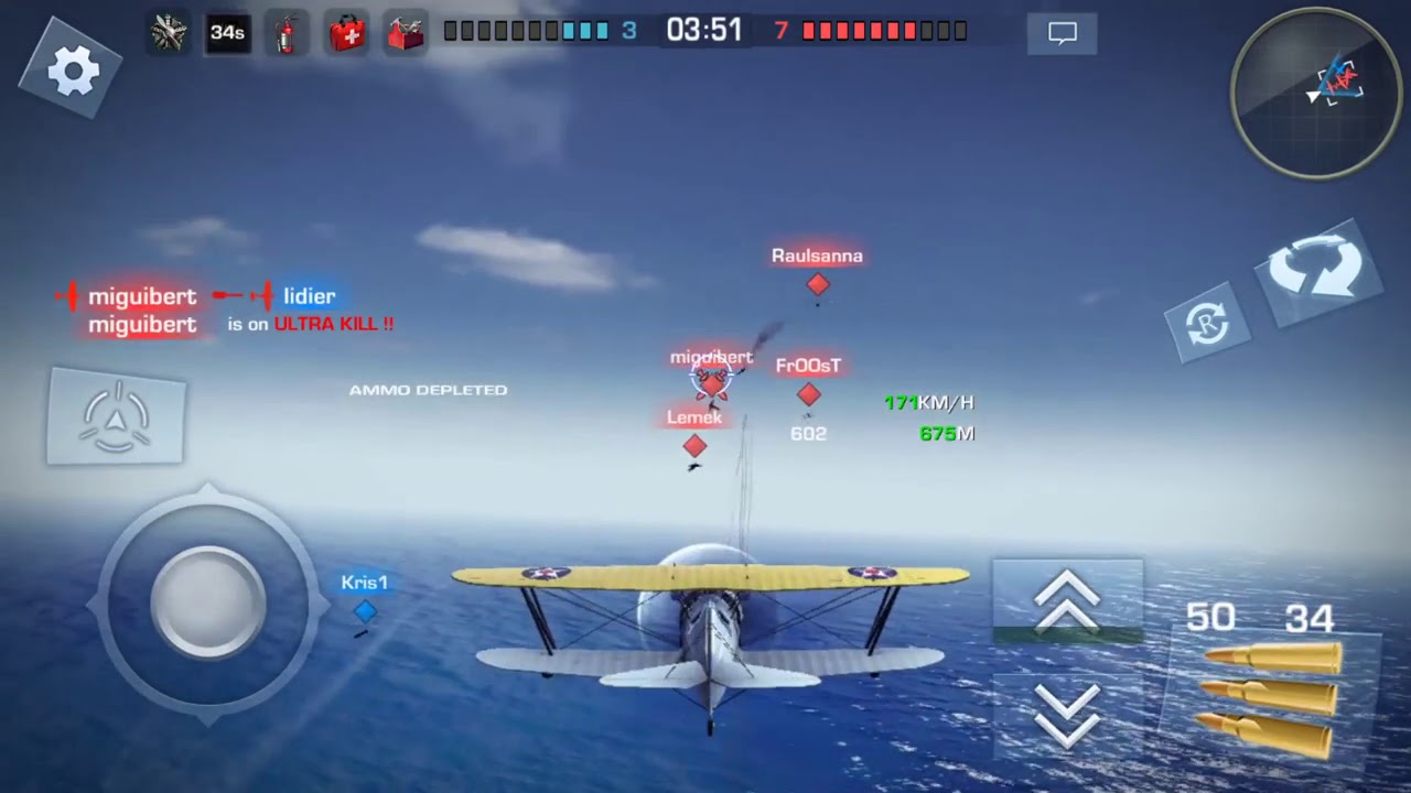 War Wings Android apk online game Full HD YouTube