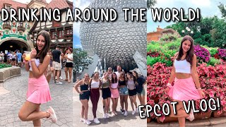 Walt Disney World Epcot Summer 2021 Vlog || 21st Birthday Vlog Drinking Around the World in Epcot