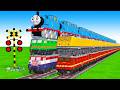 【踏切アニメ】あぶない電車 5 TRAIN Thomas vs Fumikiri 3D Railroad Crossing Animation #1million #train
