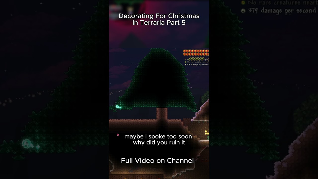 Украшаем дом к Рождеству в Terraria! Часть 5