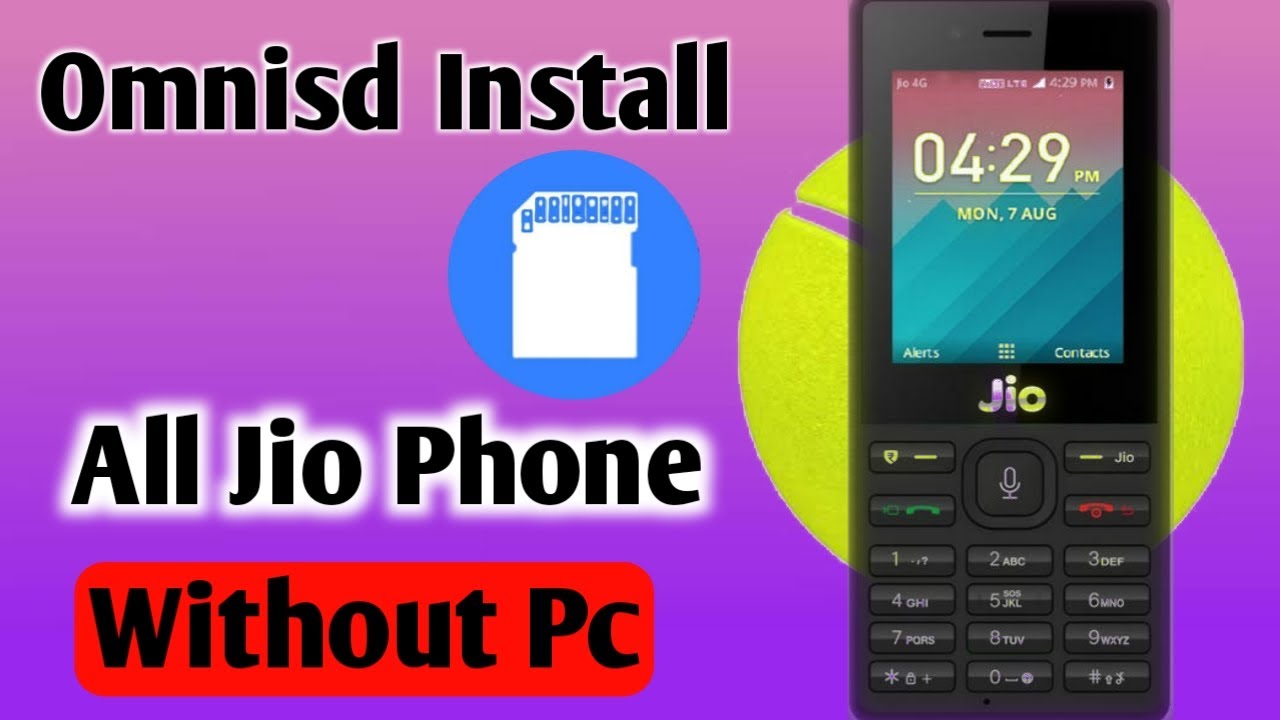 How To Install Omnisd Jio Phone Without Pc | All jio phone Omnisd Install