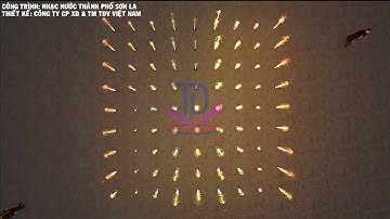 Nhạc nước công viên Artemis - Chiềng An - Sơn La | Design by TDV Fountain