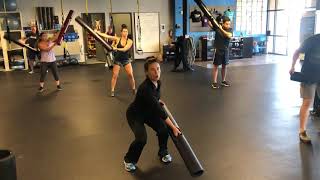 ViPR Squat To Shovel