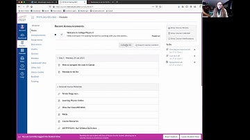 How to navigate our course in Canvas