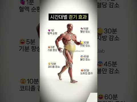 #건강정보 #걷기운동 #근육 # 유산소운동 #믿거나말거나