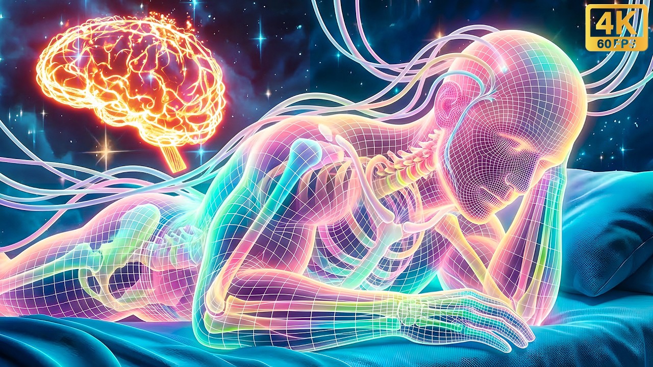 432 Гц + 741 Гц + 528 Гц | Массаж мозга во время сна, избавление от излишних размышлений, беспоко...