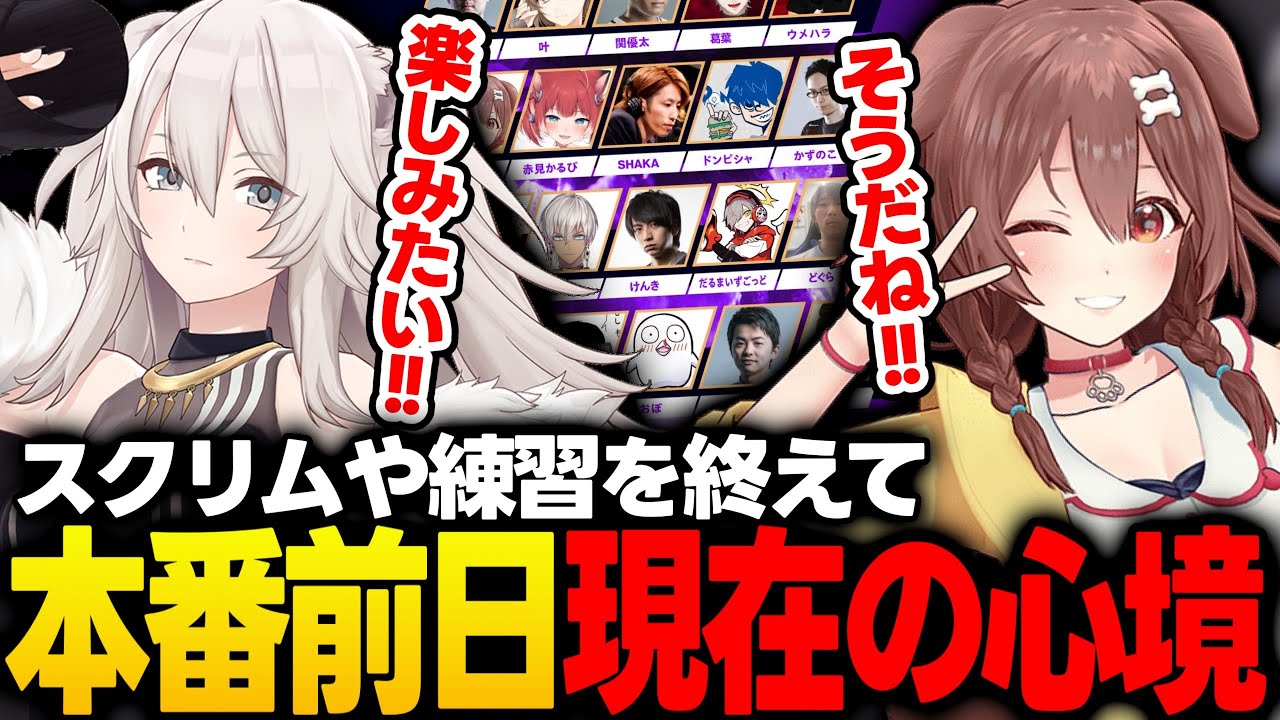 【CRカップ】チームメイトやコーチ陣の温かさと大会本番について触れるししろんところね【戌神ころね/獅白ぼたん/ホロライブ/切り抜き】