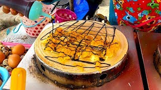 CRISPY BANANA CHOCOLATE THAI CREPE | Thailand Street Dessert
