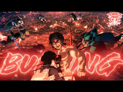 Muzan Vs Pillars Tanjiro Rap Song Burning 7emralds Official Music Video 