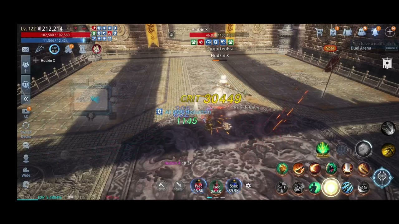 hybrid warrior vs Eva and deb res build lancer😱😱