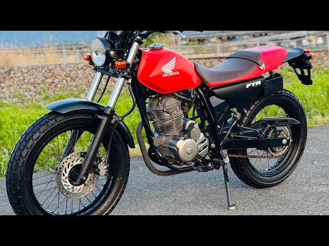 38962km FTR223 ホンダ　MC34 中型★ 始動動画あり ホンダ FTR223 MC34-160** - YouTube