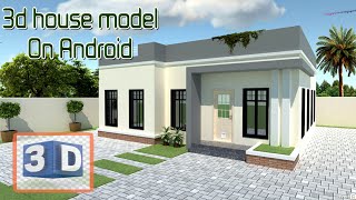 3d house model on Android phone using planner 5d screenshot 3