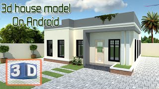 3d house model on Android phone using planner 5d