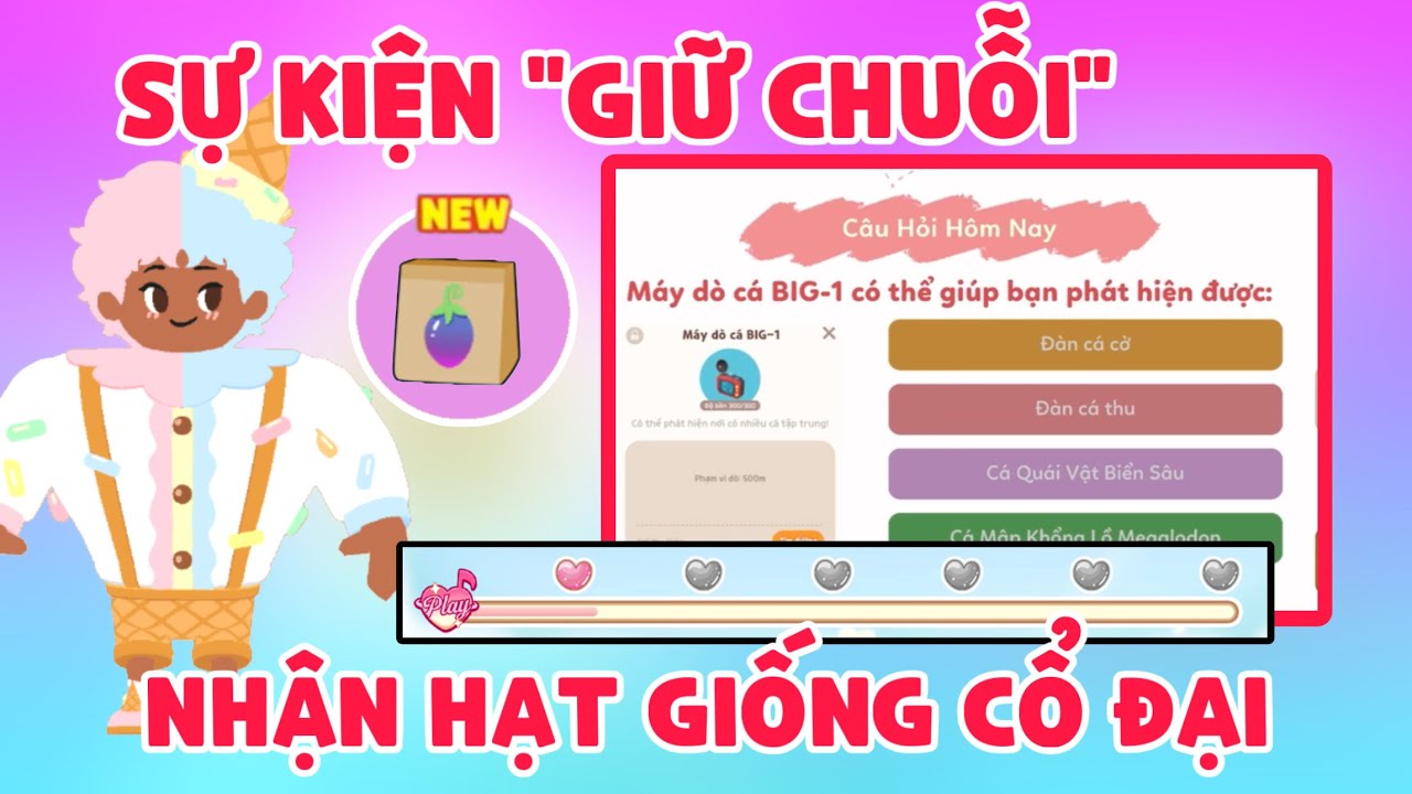 Sự Kiện "Giữ Chuỗi" Nhận Hạt Giống Cổ Đại & Xu Mảnh Băng .Ngày Cuối Thi Người Tuyết | Play Together 