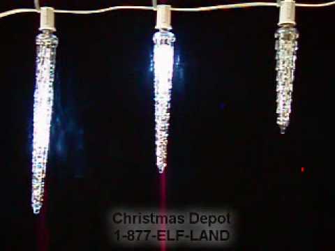 ChristmasDepot.com - Dripping Icicle Drops - YouTube - ChristmasDepot.com - Dripping Icicle Drops - YouTube