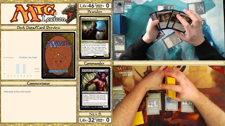 MTG Lexicon - EDH Throw Down - Brandon G vs Nick S