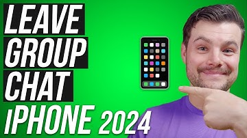 How to Leave a Group Chat on iPhone (2024)