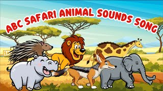 ABC Safari Animal Sounds Song 2510 | Nursery Rhymes | Trunky Kids TV