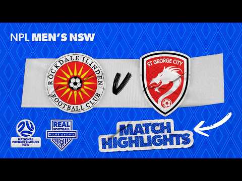 NPL Men's NSW Round 12 Highlights – Rockdale Ilinden v St George City — football highlights
