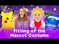 Fitting of the mascot costume