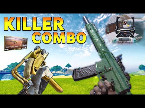 FAST ADS + NO RECOIL BEST COMBO ( M4+MAC10 ) GUNSMITH in SEASON 1 | SOLO vs SQUAD | COD MOBILE