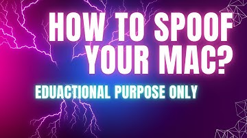 "Unlock the Secrets of MAC Address Spoofing – A Step-by-Step Educational Guide!"#cybersecuirty