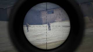 Sniper - Head shot from the mountain #sniper #arma3 #simulation #headshot screenshot 5