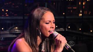 Alicia Keys - Try Sleeping With A Broken Heart - Late Show With David Letterman