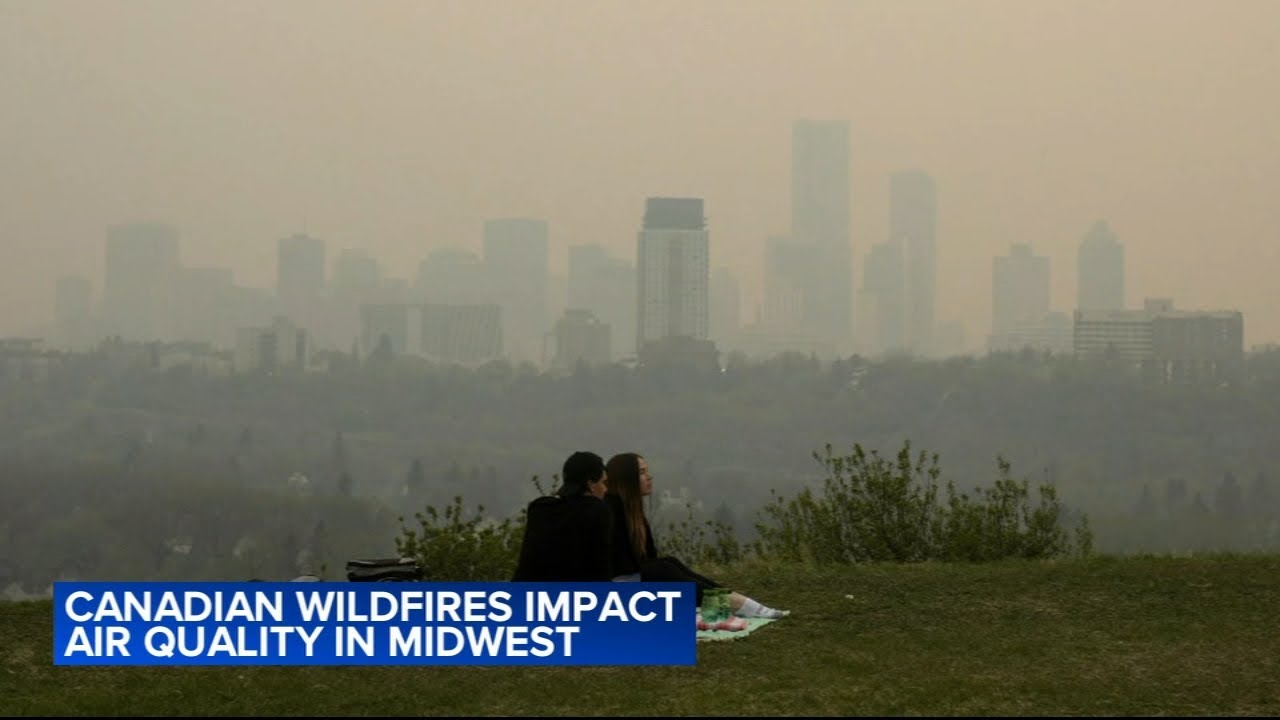 Canadian wildfire smoke blows into US, impacting air quality in Midwest ...