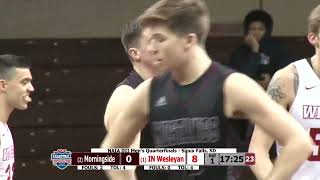 IWU MBB vs Morningside 2018 NAIA II Playoffs Quarter Finals