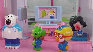 신비아파트 귀신 방탈출~ 혈안귀, 살음귀, 벨라 로부터 도망쳐~ ❤  뽀로로 장난감 애니 ❤ Pororo Toy Video | 토이컴 Toycom