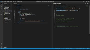 document.createElement JS