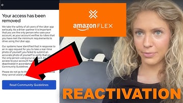 How To Get Your Amazon Flex Account REACTIVATED After Deactivation!