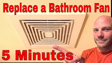 Replace a Bathroom Vent Fan, Easy 5 min Fix