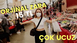 15 TL'ye ZARA ŞORT Buldum! 😮 SOSYETE PAZAR ALIŞVERİŞ & Benimle Bir Günlük Vlog