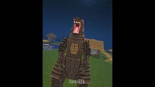 When Monster Try To Kill Me ! 💀 #minecraft #shorts
