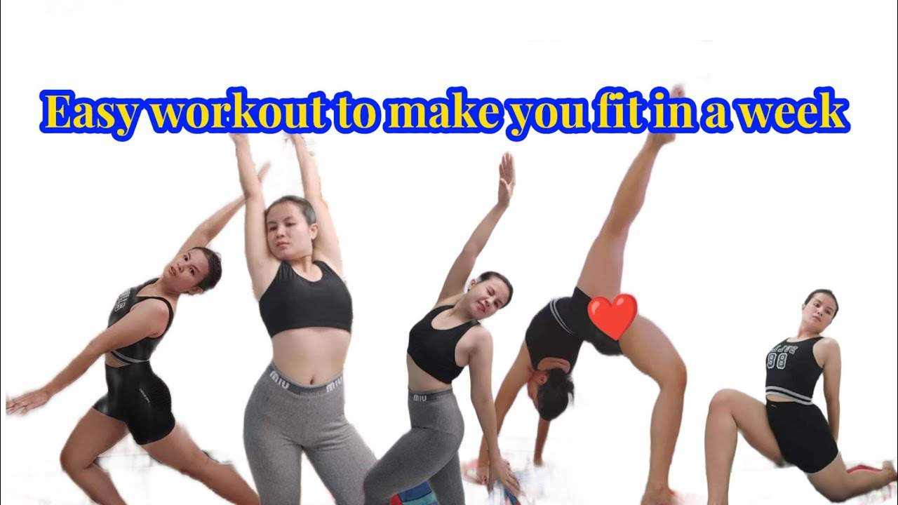 Easy workout to make you fit in a week