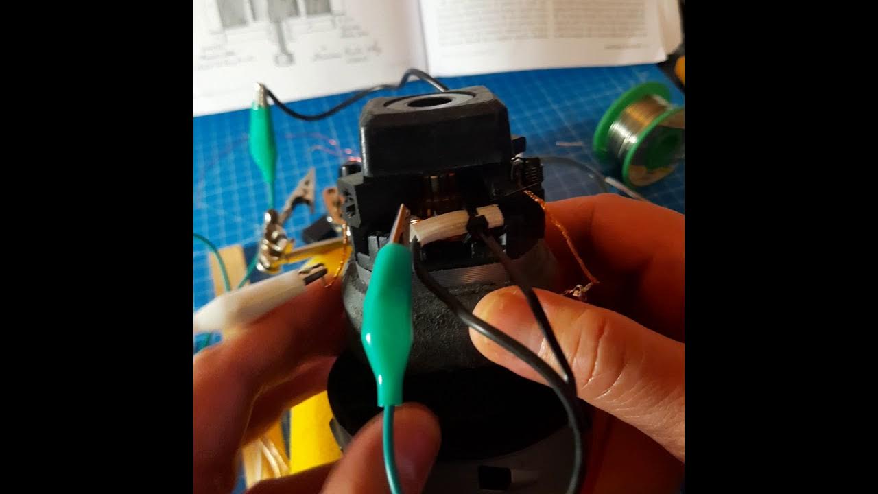 Convert Vacuum Cleaner Motor into a Generator YouTube