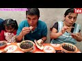 Echando tortillas y asando tasajo en la brasa  @La cocina de Chabelita Mx.