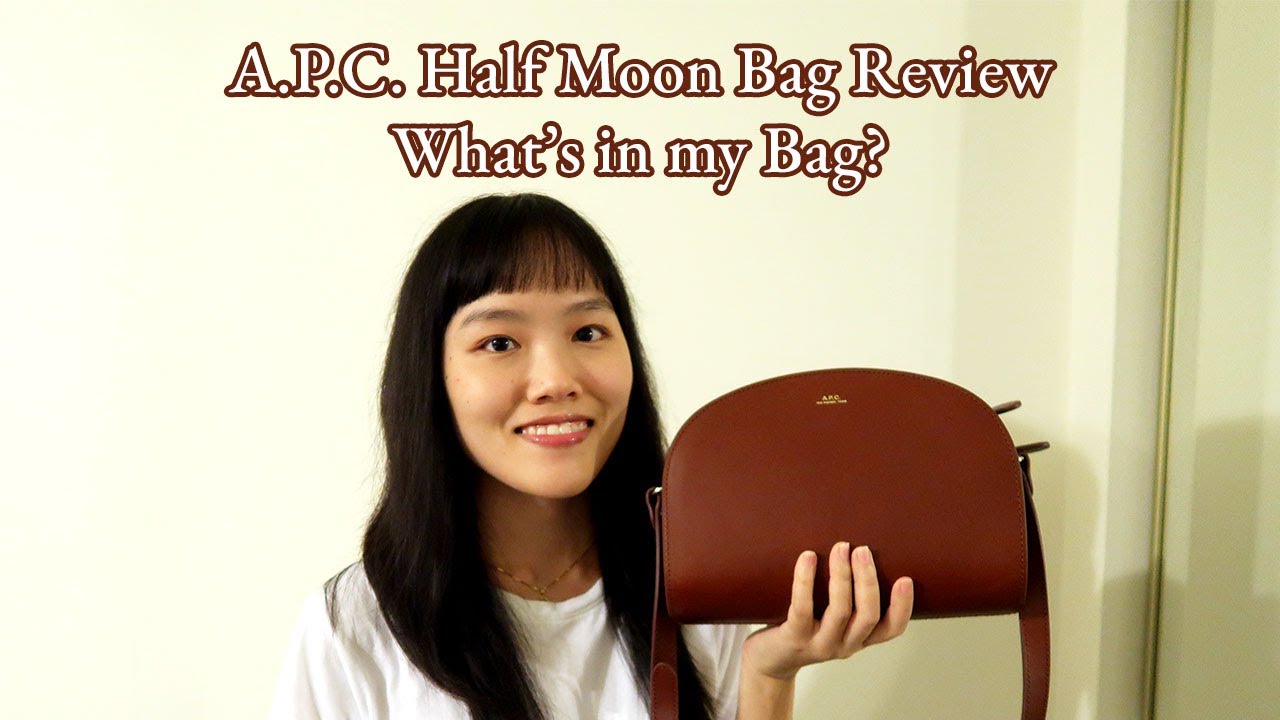What's In My Bag  APC Demi-Lune Half Moon Bag Review 