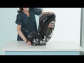 How to install Slimfit3 LX 3-in-1 Car seat FT ARB rear facing using vehicle seat belt