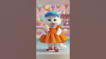 cute kitten singing Apt song of rosé and bruno Mars very beautiful 😻#cat #cute #viral#trendingshorts