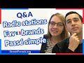 Q&A#3 - French Radio Stations, Favorite 🇫🇷 Brands, Passé Simple... I StreetFrench.org