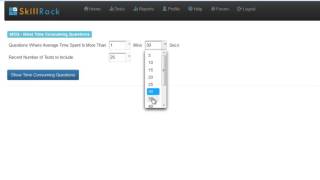 Most Time Consuming Questions Report at SkillRack.com