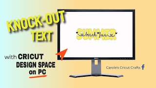 Knock-Out Text with Design Space on PC