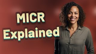 Why Is MICR Printed in Magnetic Ink on Cheques?