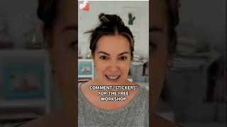 Free workshop, Stickers That Sell! Sign up now and make stickers like a pro! #stickers