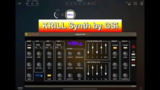 KRILL Synthesizer - Virtual Analog Poly Synth by GSi - Tutorial for the iPad screenshot 5