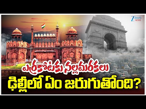 Delhi's Iconic Red Fort Turns Black Due To Air Pollution | ఎర్రకోటకు నల్లమరకలు | Zee Telugu News - ZEE24TELUGUNEWS