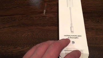 Apple Lightning to USB Camera Adapter Unboxing